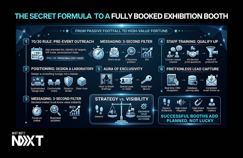 The Secret Formula to a Fully Booked Exhibition Booth